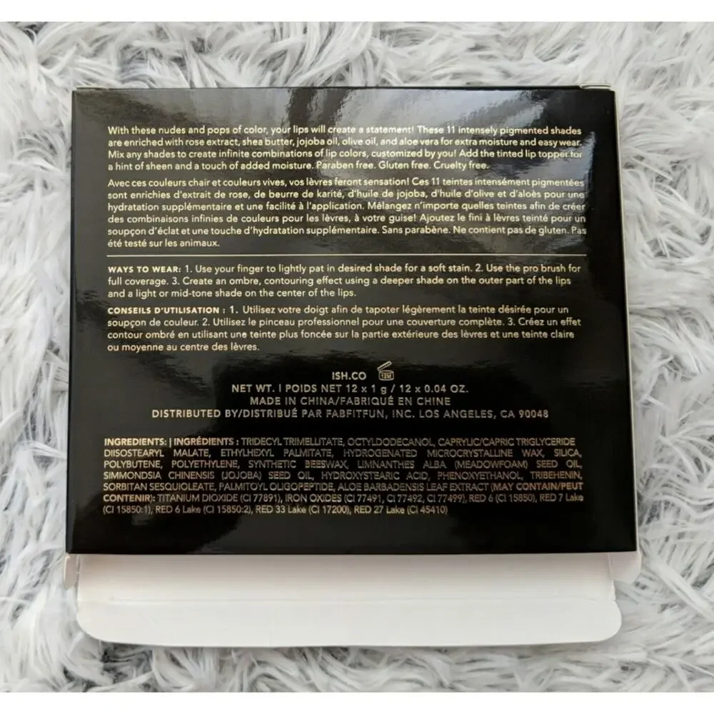 ISH Lip Statement Palette - One Size - NIP